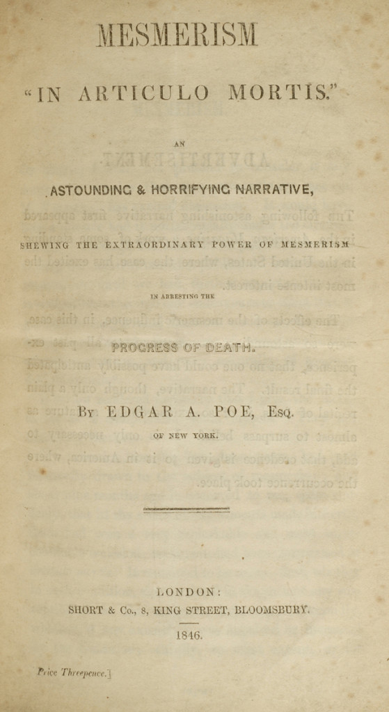 poe the facts in the case of m valdemar